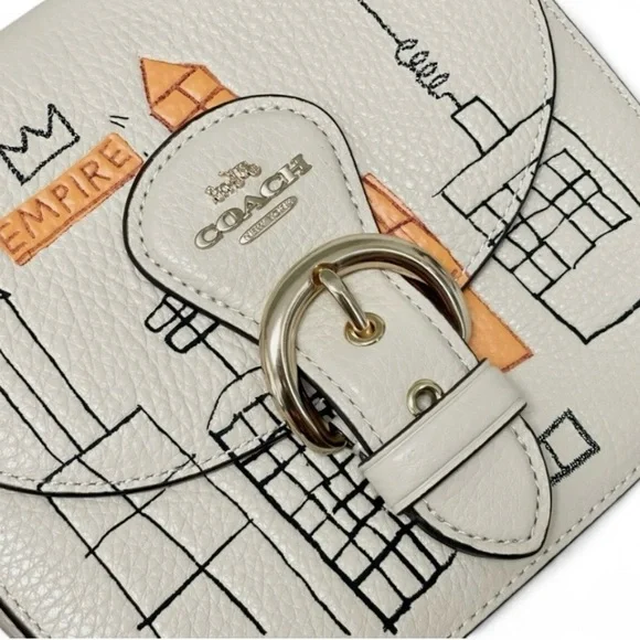 Coach X Jean Michel Basquiat Kleo Shoulder Bag 17 - Picture 2 of 5